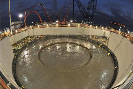 Vogtle 4 basemat 460 (Georgia Power)